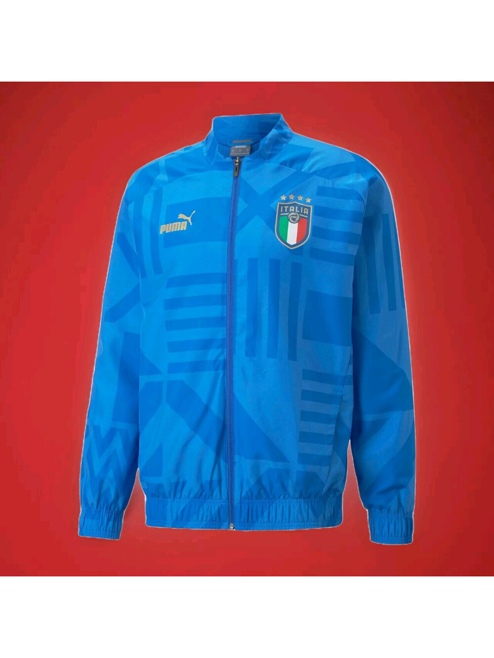 Puma Italy Italia Soccer Team Home Training Prematch Jacket World Cup Men Medium